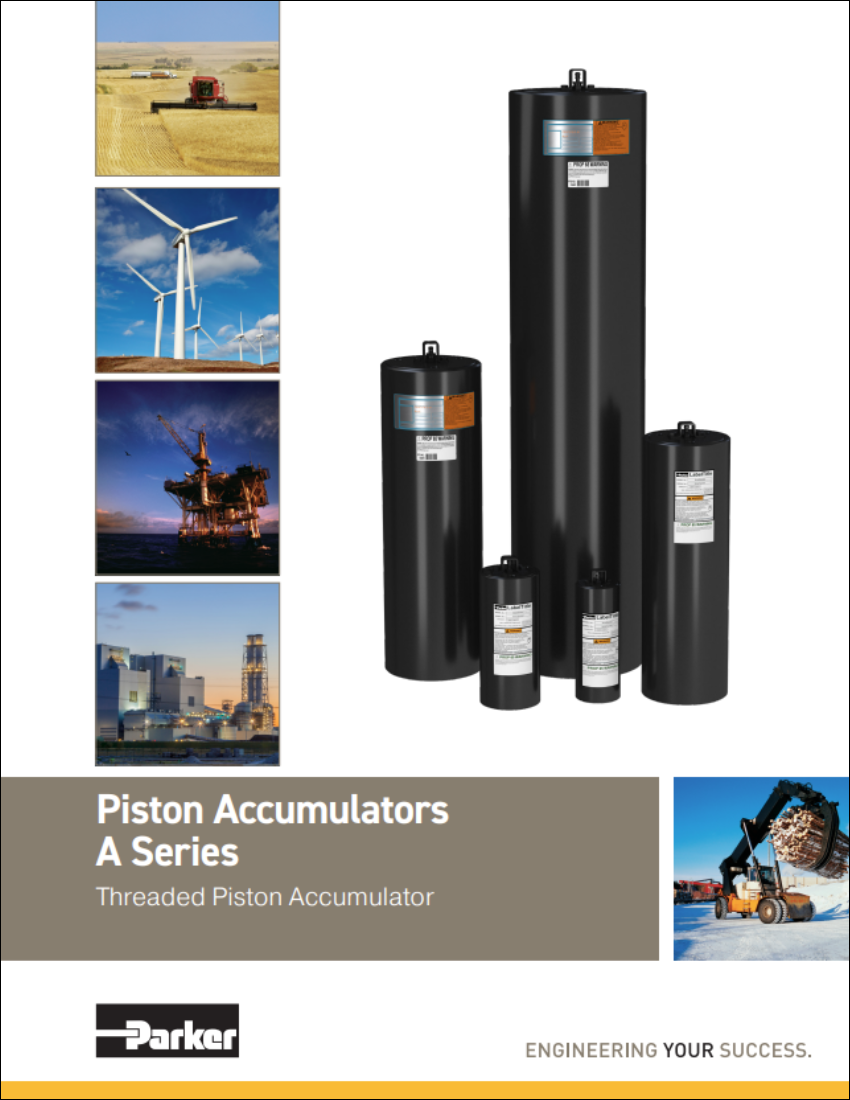 Piston Accumulators A Series Catalog Thumbnail